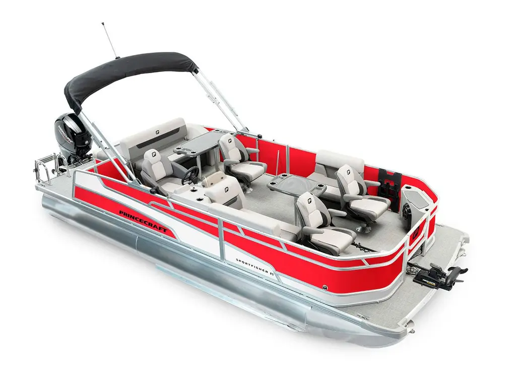 Princecraft Sportfisher 23-2S RL Rouge Rubis - Édition Blanc Onyx 2025