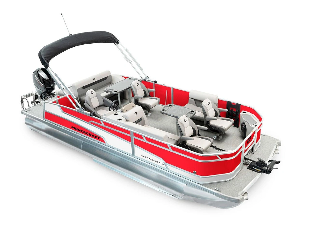 Princecraft Sportfisher 23-2S RL Sportfisher 23-2S RL Rouge Rubis - Édition Blanc Onyx 2025 alt