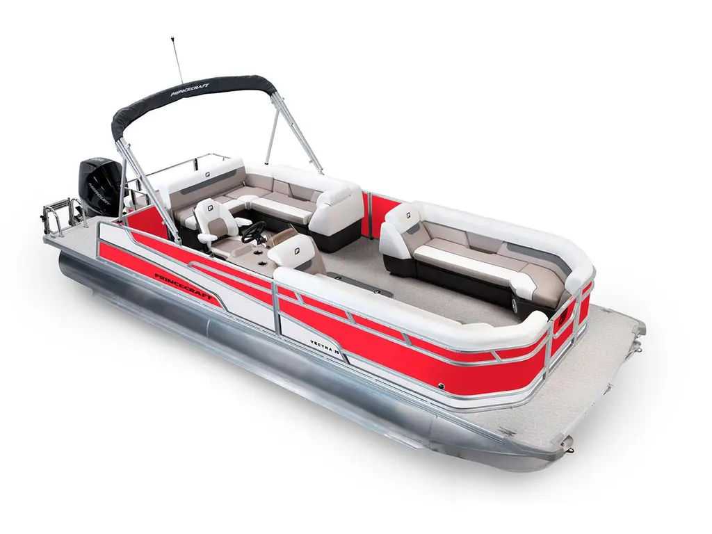 2025 Princecraft Vectra® 25 RL Ruby Red - Onyx White Edition