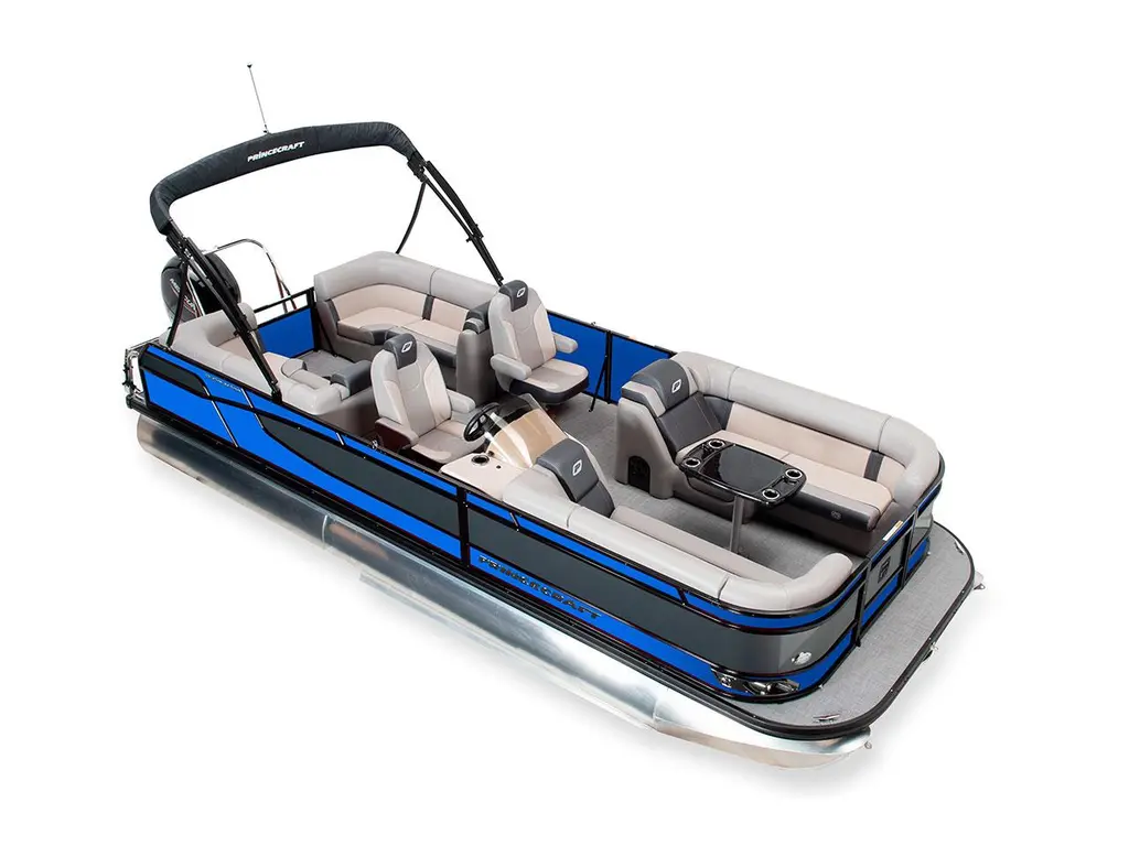 2025 Princecraft Quorum® 23 XT Classic Blue - Elegance Edition (With Grey Metallic Accent)