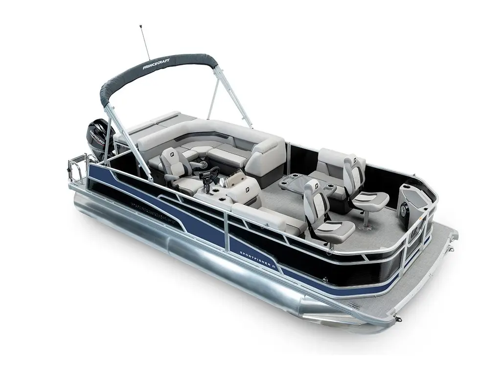 Princecraft Sportfisher 21-2S Noir - Édition Bleu Nautique 2025