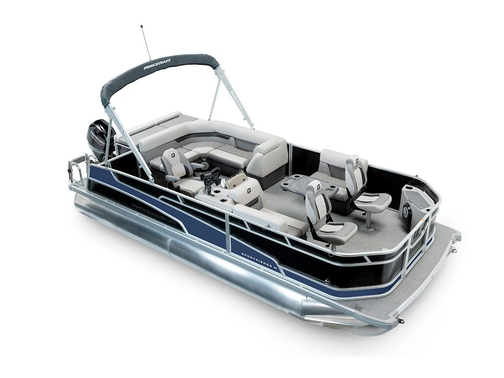 2025 Princecraft Sportfisher 21-2S Sportfisher 21-2S Black - Nautical Blue Edition alt