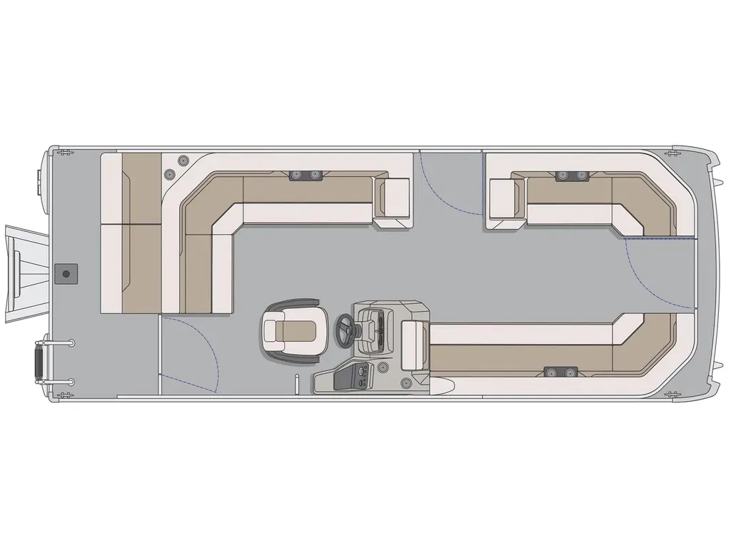 Princecraft Vectra® 23 L Gris Perle - Édition Bleu Nautique 2025