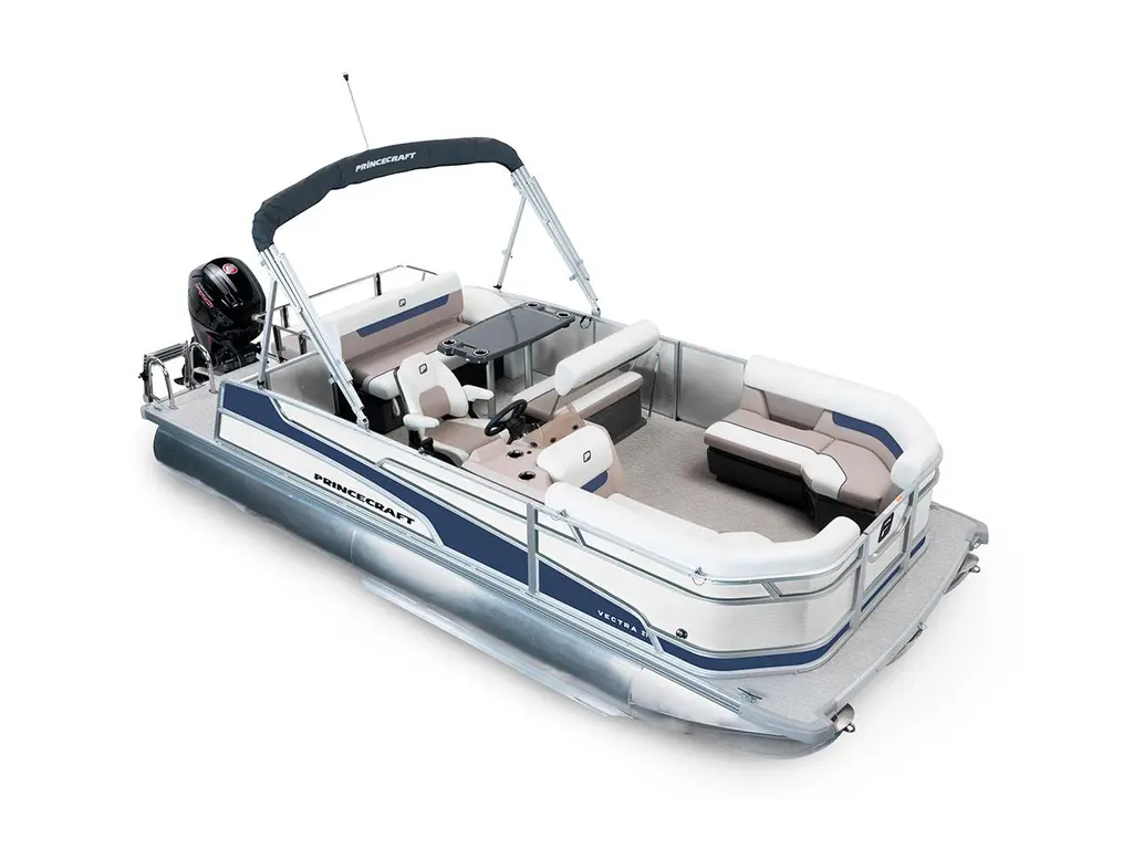 Princecraft Vectra® 21 RL Gris Perle - Édition Bleu Nautique 2025