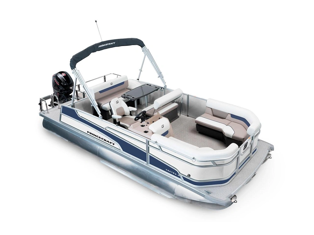 2025 Princecraft Vectra® 21 RL Vectra® 21 RL Pearl Grey - Nautical Blue Edition alt
