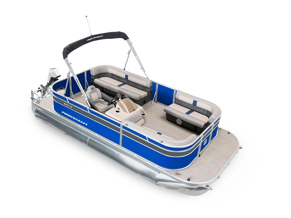 2025 Princecraft Brioe 19 Brioe 19 Classic Blue - Grey Metallic Graphic Package alt