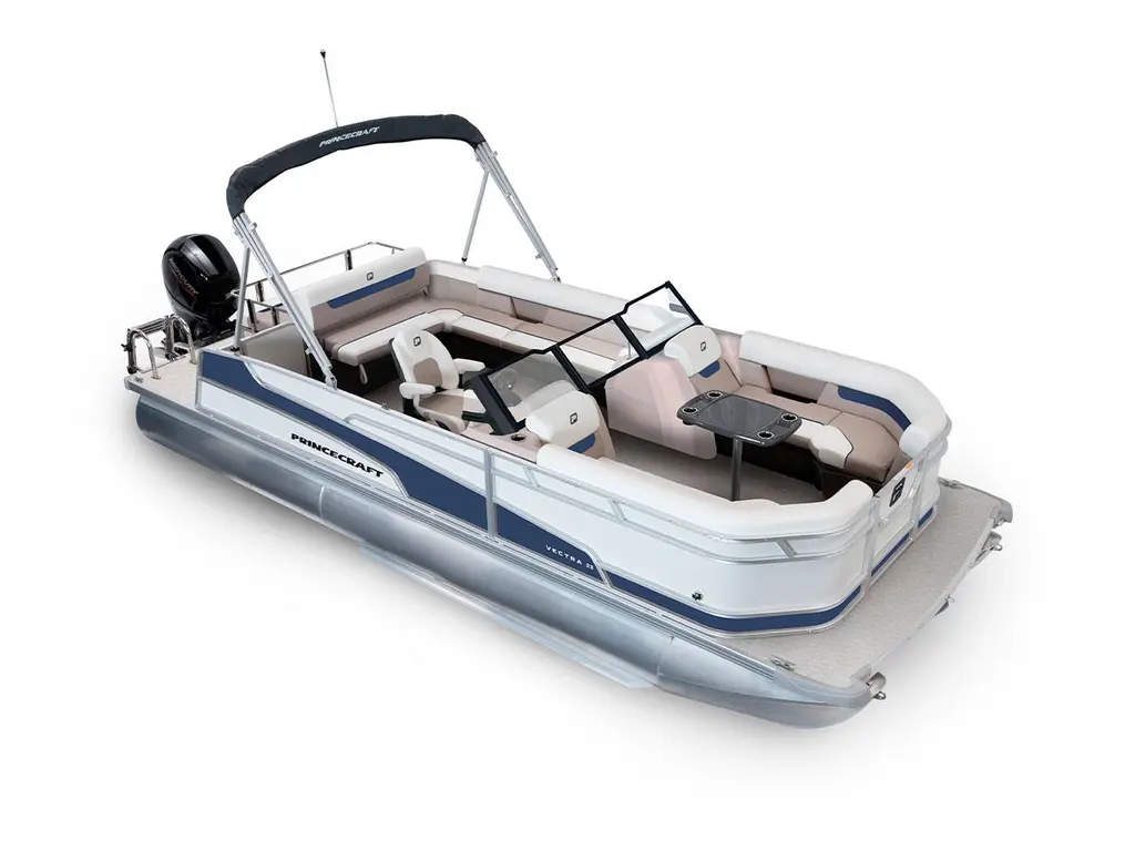 Princecraft Vectra® 23 WRL Gris Perle - Édition Bleu Nautique 2025