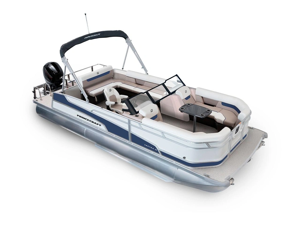 2025 Princecraft Vectra® 23 WRL Vectra® 23 WRL Pearl Grey - Nautical Blue Edition alt