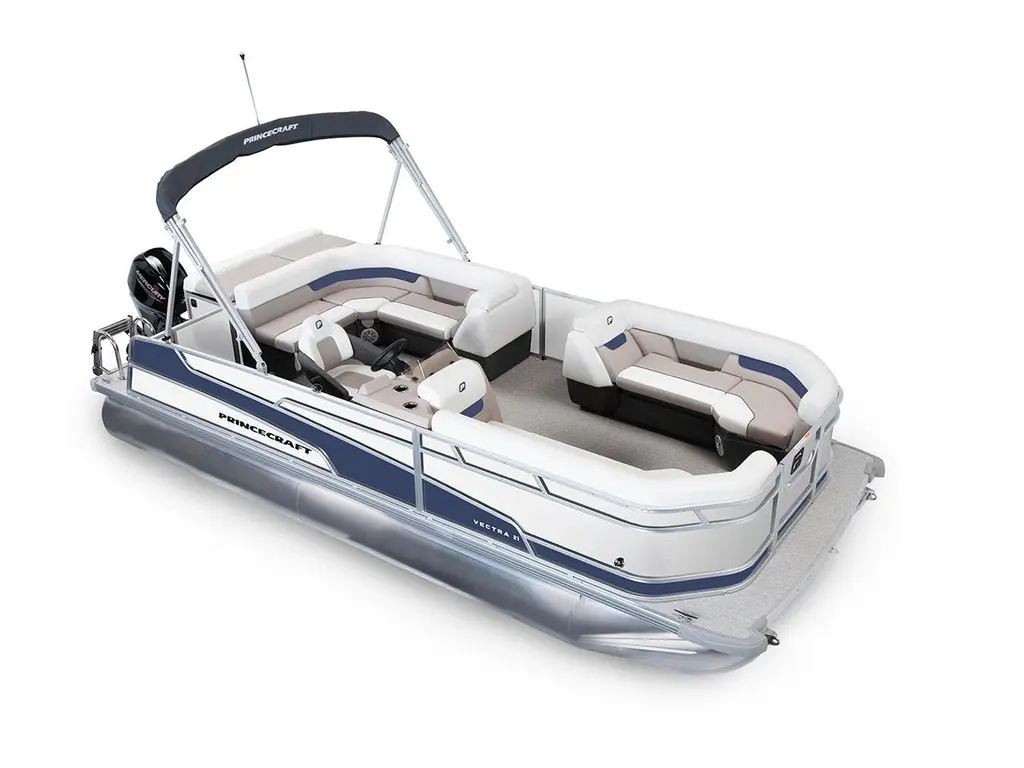 Princecraft Vectra® 21 L Gris Perle - Édition Bleu Nautique 2025