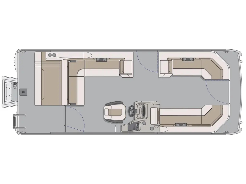 Princecraft Vectra® 23 RL Noir - Édition Bleu Nautique 2025