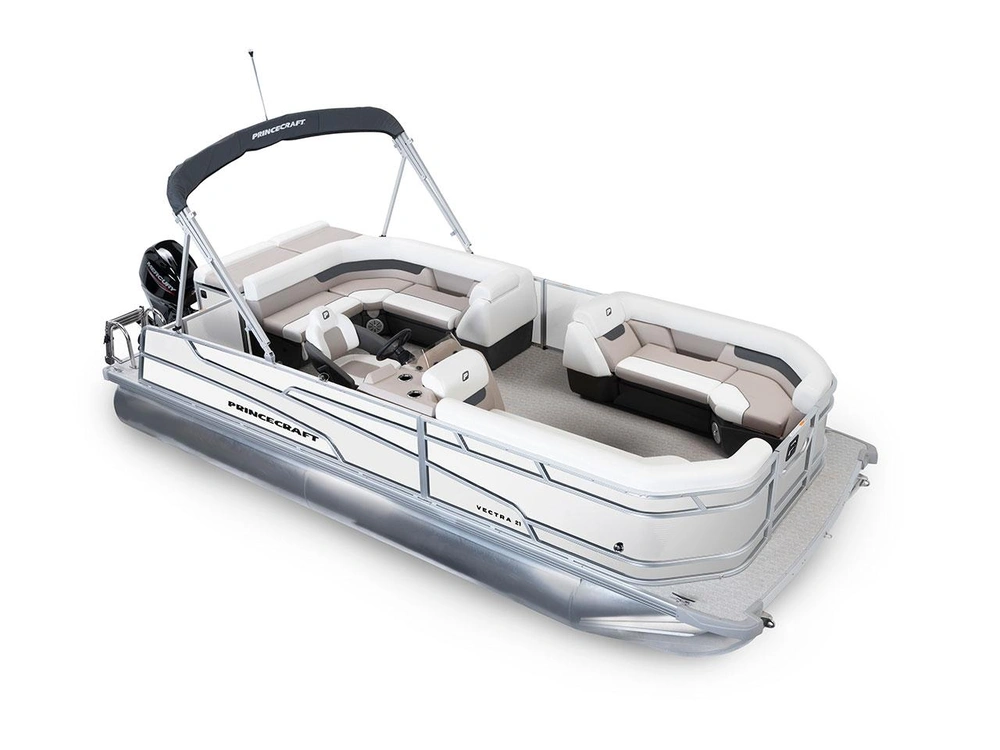 2025 Princecraft Vectra® 21 L Vectra® 21 L Pearl Grey - Onyx White Edition alt