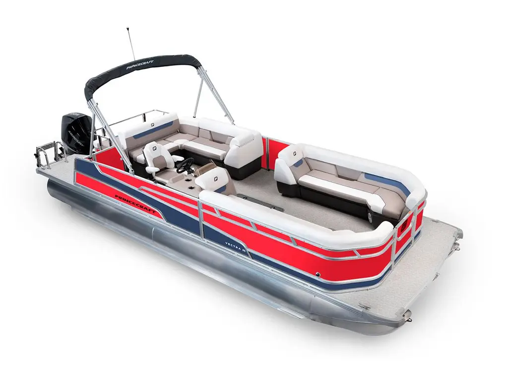 Princecraft Vectra® 25 RL Rouge Rubis - Édition Bleu Nautique 2025