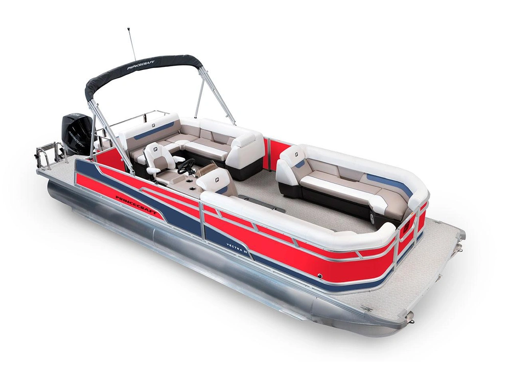 2025 Princecraft Vectra® 25 RL Vectra® 25 RL Ruby Red - Nautical Blue Edition alt