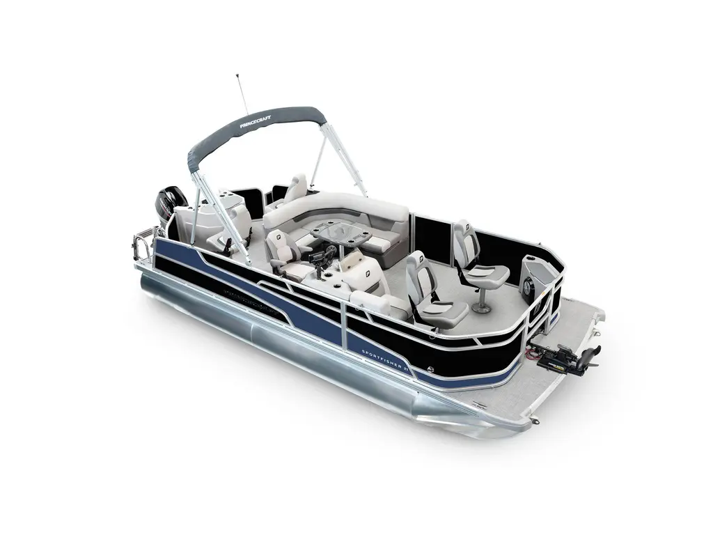 Princecraft Sportfisher 21-4S Noir - Édition Bleu Nautique 2025