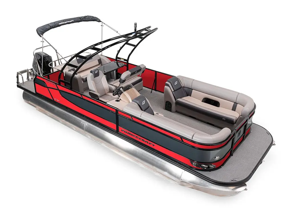 2025 Princecraft Quorum® 25 RL Ruby Red - Elegance Edition (With Grey Metallic Accent)