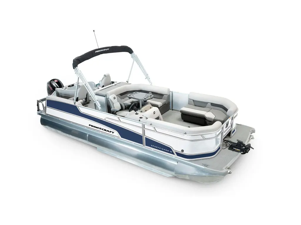 Princecraft Sportfisher 23-2RS Gris Perle - Édition Bleu Nautique 2025