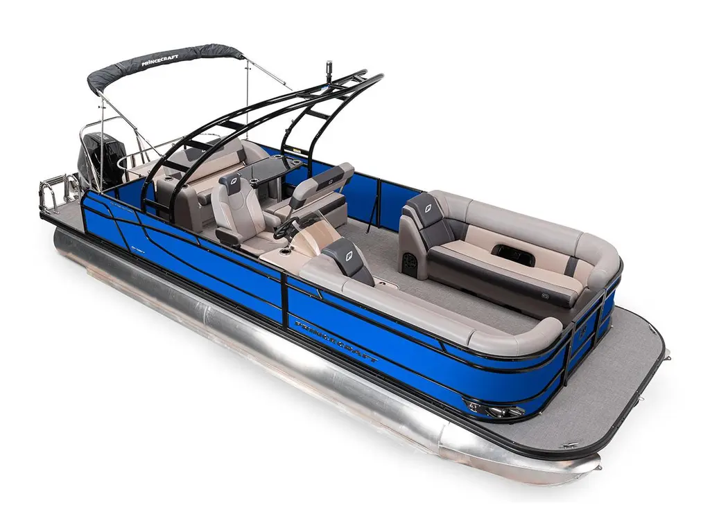 2025 Princecraft Quorum® 25 RL Classic Blue - Elegance Edition (Excluding Grey Metallic Accent)