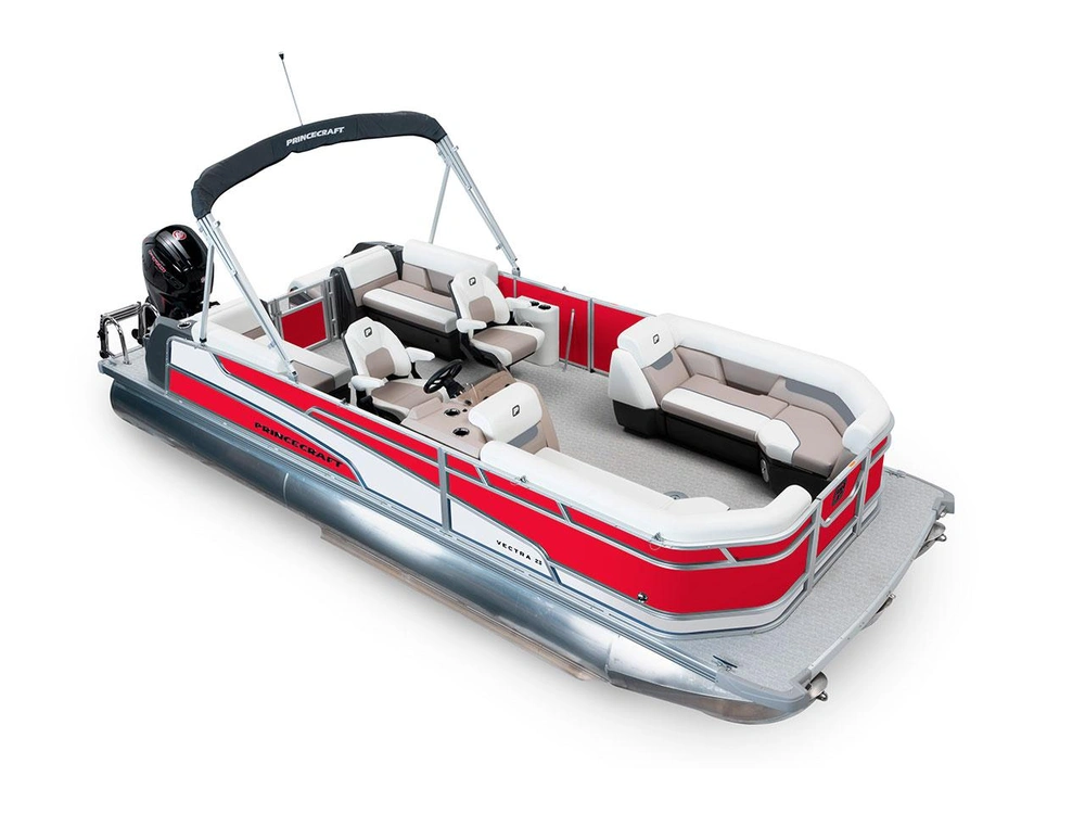 2025 Princecraft Vectra® 23 XT Vectra® 23 XT Ruby Red - Onyx White Edition alt