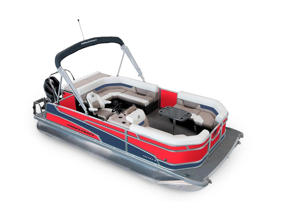2025 Princecraft Vectra® 19 L Vectra® 19 L Ruby Red - Nautical Blue Edition alt
