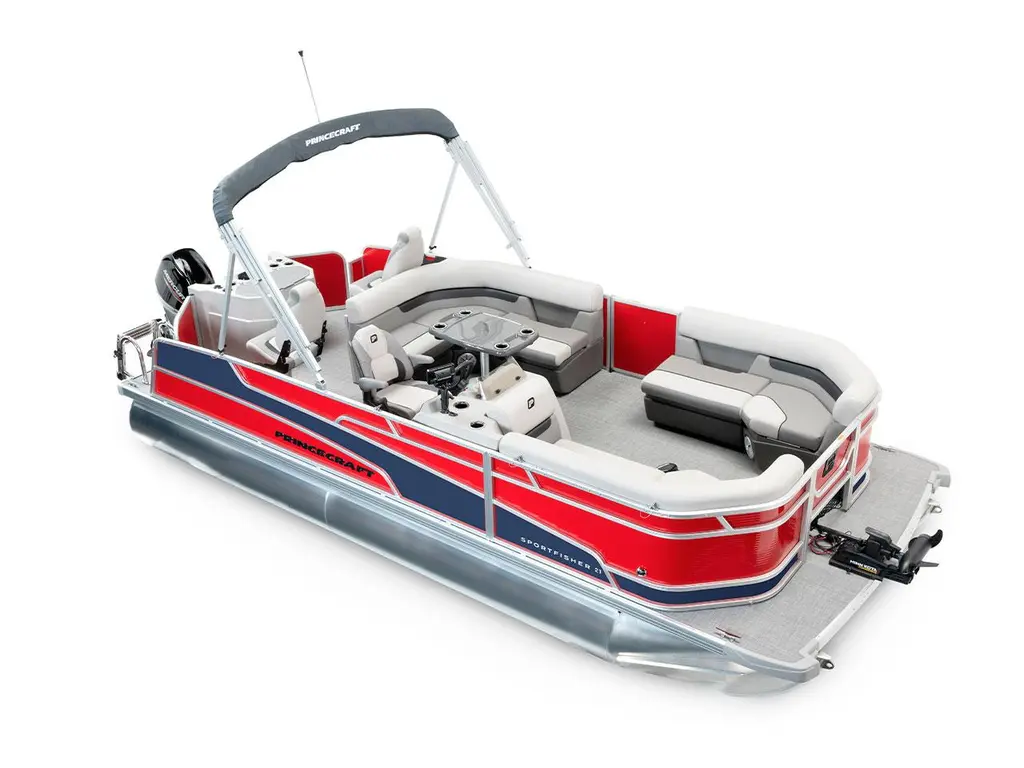 Princecraft Sportfisher 21-2RS Rouge Rubis - Édition Bleu Nautique 2025