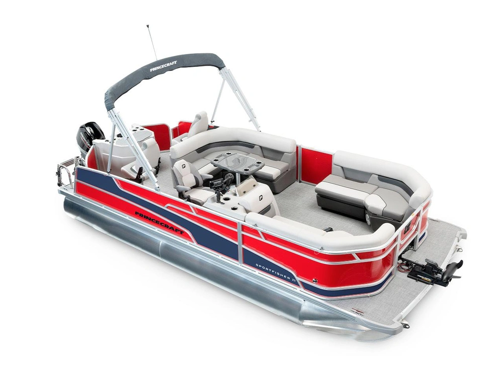 2025 Princecraft Sportfisher 21-2RS Sportfisher 21-2RS Ruby Red - Nautical Blue Edition alt