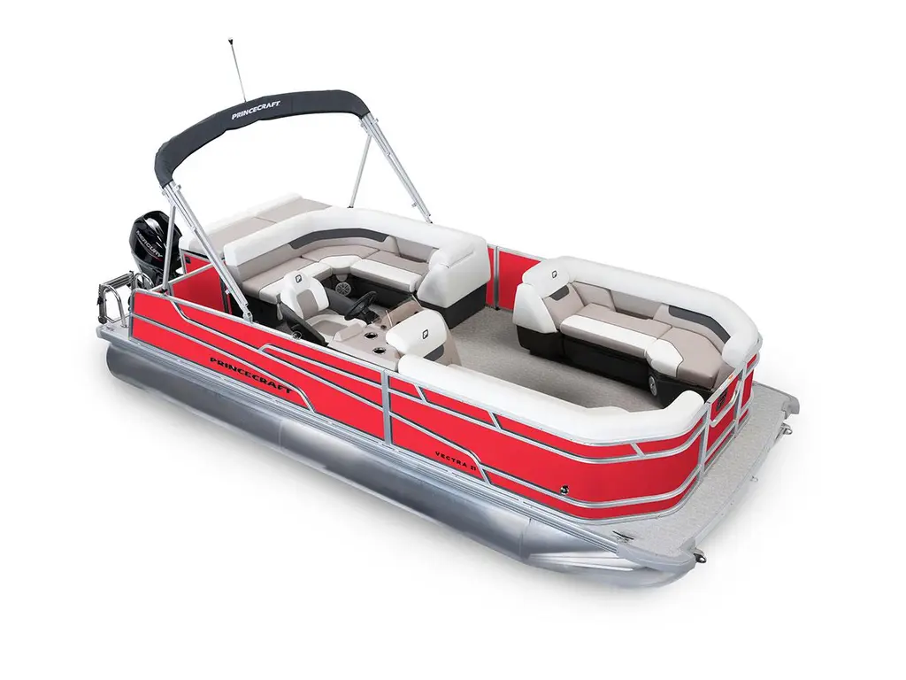 2025 Princecraft Vectra® 21 L Ruby Red - Traditional Edition