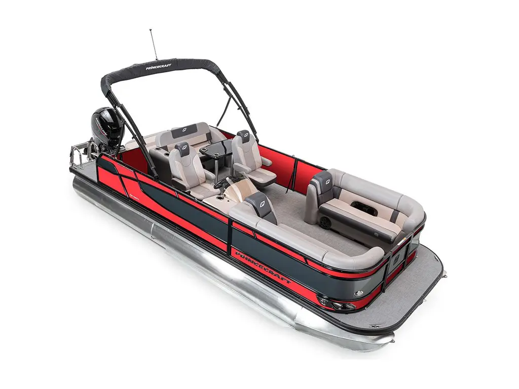 Princecraft Quorum® 23 RL Rouge Rubis - Édition Élégance (Avec Accent Gris Métallisé) 2025