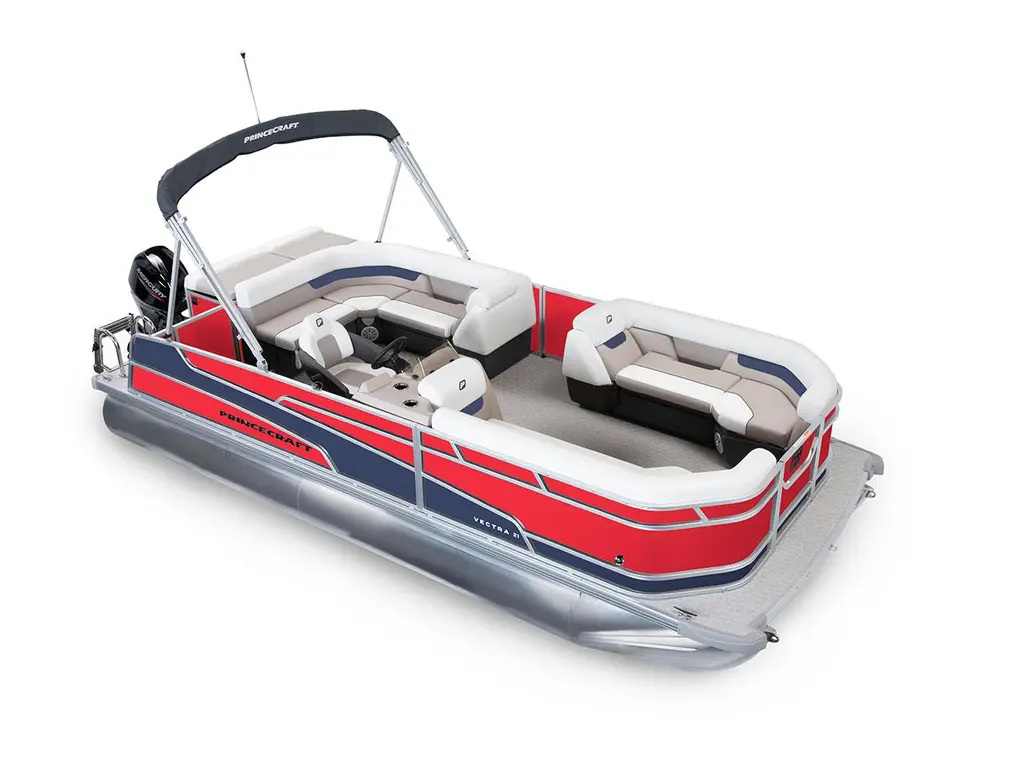 Princecraft Vectra® 21 L Rouge Rubis - Édition Bleu Nautique 2025