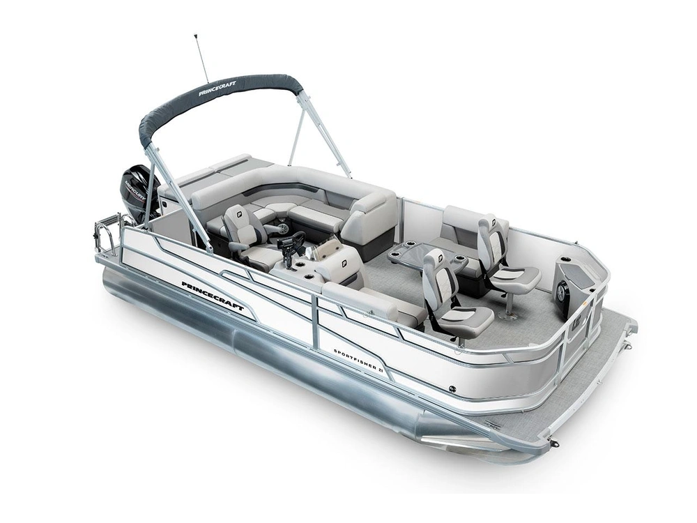 2025 Princecraft Sportfisher 21-2S Sportfisher 21-2S Pearl Grey - Onyx White Edition alt