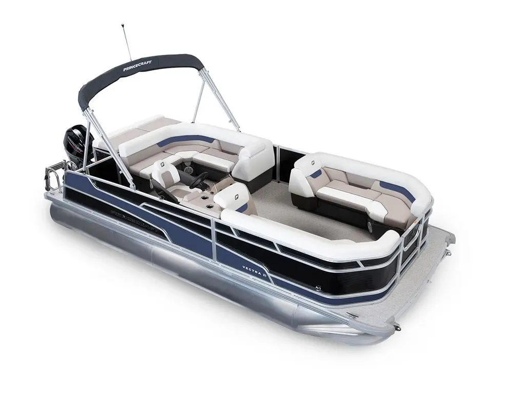 2025 Princecraft Vectra® 21 L Black - Nautical Blue Edition