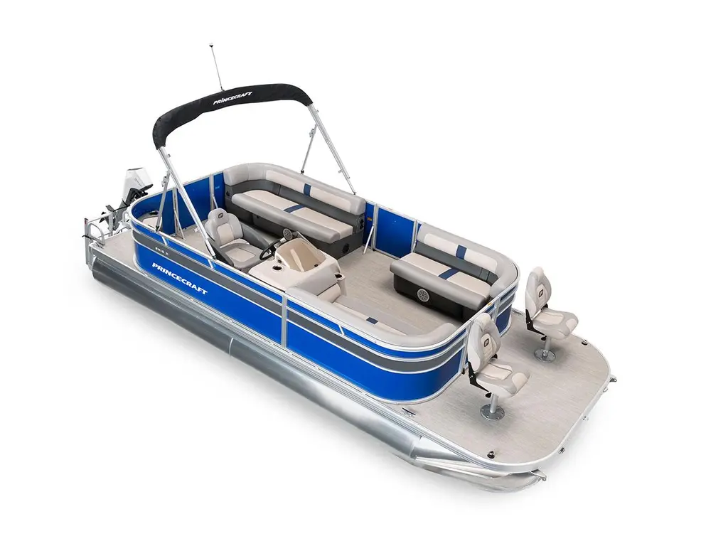 2025 Princecraft Brioe 21-2S Classic Blue - Grey Metallic Graphic Package