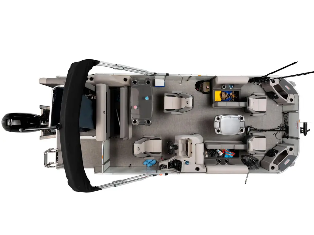 Princecraft Sportfisher 23-2S RL Noir - Édition Bleu Nautique 2025