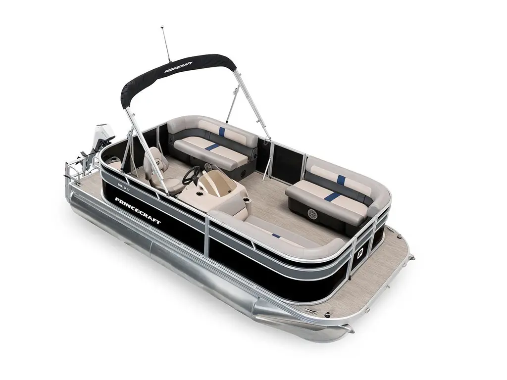 2025 Princecraft Brioe 17 Black – Grey Metallic Graphic Package