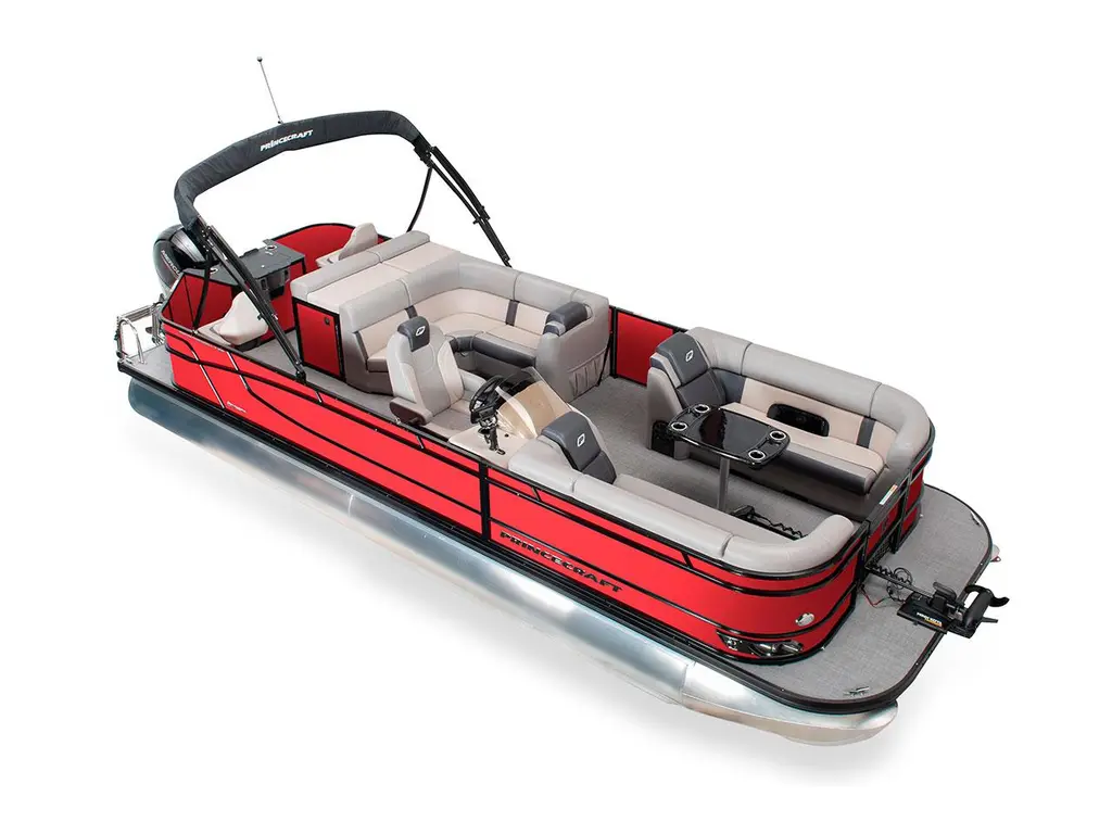 2025 Princecraft Sportfisher LX 25-2RS Ruby Red - Elegance Edition (Excluding Grey Metallic Accent)
