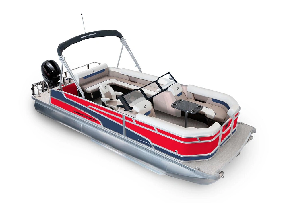 2025 Princecraft Vectra® 23 WRL Vectra® 23 WRL Ruby Red - Nautical Blue Edition alt
