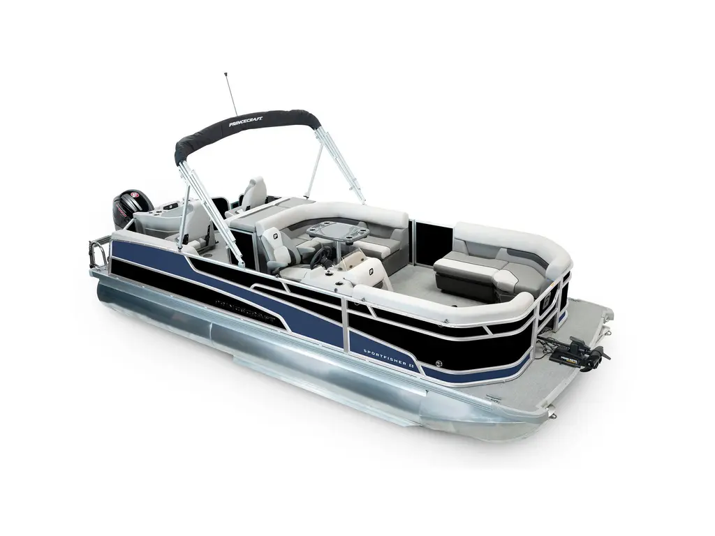 2025 Princecraft Sportfisher 23-2RS Black - Nautical Blue Edition