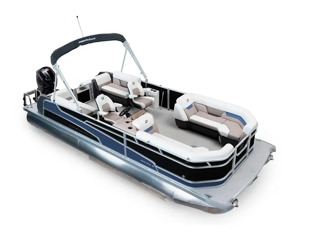 Princecraft Vectra® 23 XT Noir - Édition Bleu Nautique 2025