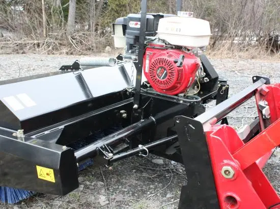 2025 Bercomac 60" Rotary Broom for tractors equipped with ''Skid Steer'' style attach
