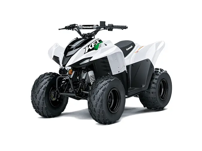 2026 Kawasaki KFX90 Bright White