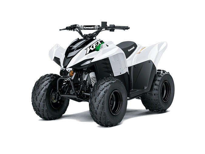 2026 Kawasaki KFX90 KFX90 Bright White alt