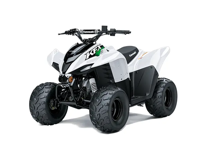 2026 Kawasaki KFX50 Bright White