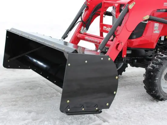2025 Bercomac Light Duty Snow Push for tractors equipped with "Skid Steer" style attach