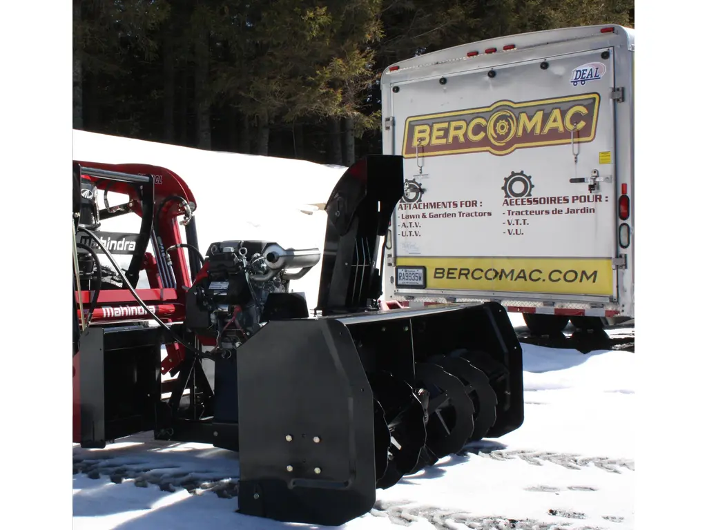2025 Bercomac 54" Versatile Plus Snowblower for tractors equipped with "Skid Steer" style attach