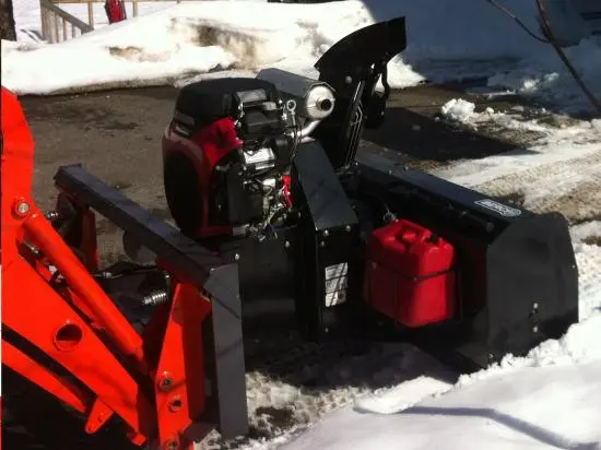 2025 Bercomac 54" Premium Snowblower for tractors equipped with "Skid Steer" style attach