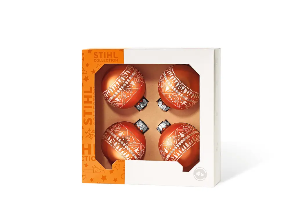 2025 Stihl STIHL Holiday Ball Ornament (set of 4)