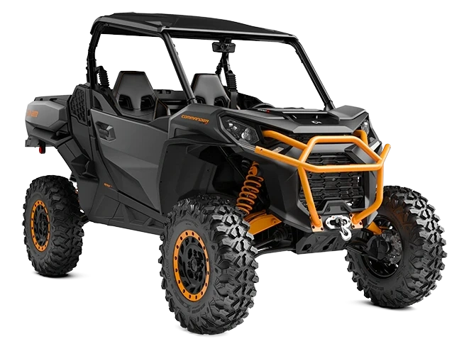 2026 Can-Am Commander Commander XT-P Mineral Grey & Orange Crush 1000R alt