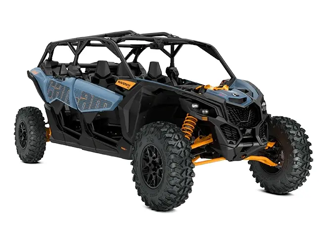 2026 Can-Am Maverick X3 MAX DS TURBO RR Scandi Blue & Orange Crush