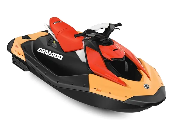 2026 Sea-Doo Spark for 2 60 hp Sunrise Orange / Dragon Red