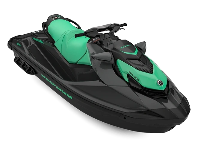2026 Sea-Doo GTI SE GTI SE Eclipse Black / Laguna Green 130 hp alt