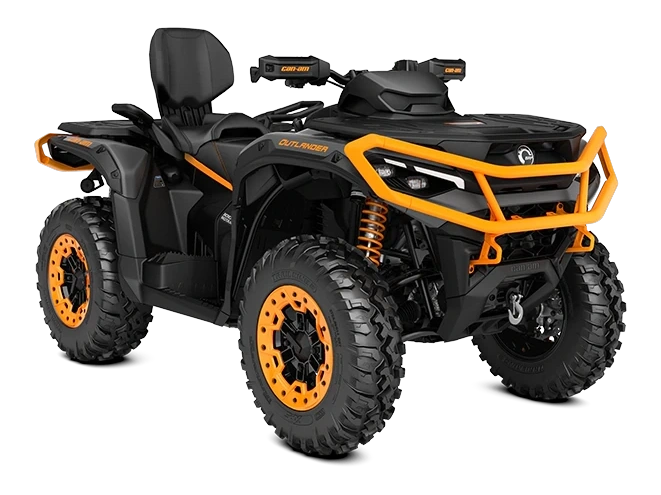 2026 Can-Am Outlander 850/1000R Outlander MAX XT-P Mineral Grey & Orange Crush 1000R alt